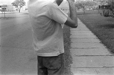 Brasília com Hermano Penna, filmagens para Aloísio Leite ou TV alemã