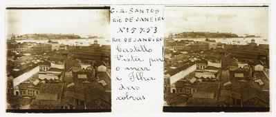 Vista da Ilha das Cobras; a partir do Castelo