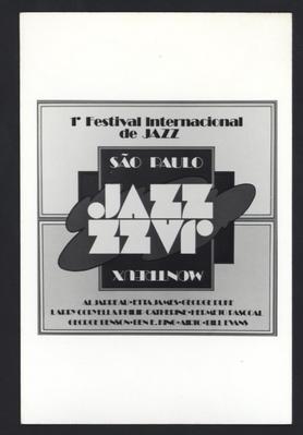 “I Festival Internacional de Jazz” (capa de disco)