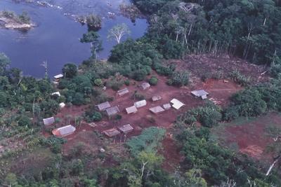 Vista aérea para proprieades rural