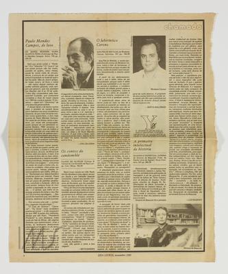 Paulo Mendes Campos, de leve