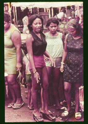 Teste de atriz com Edna de Cássia para o papel de Iracema no filme "Iracema: uma transa amazônica"