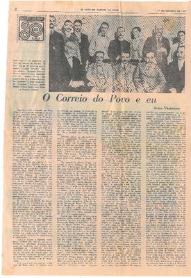O Correio do Povo e eu