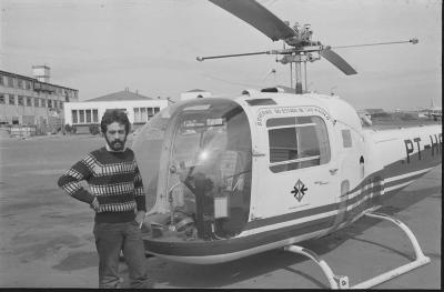José Rubens Siqueira. Sobrevoo de helicóptero em São Paulo