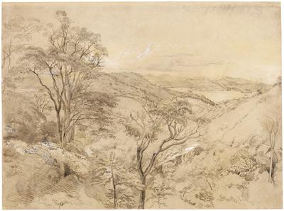 (Vista das montanhas com baía de Guanabara ao fundo)