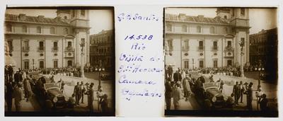 Herbert Clark Hoover, presidente dos Estados Unidos, durante visita à Câmara dos Deputados