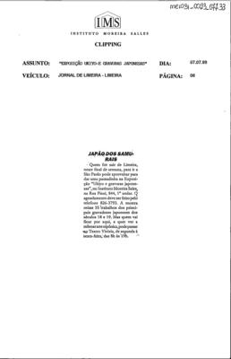 Japão dos Samurais.