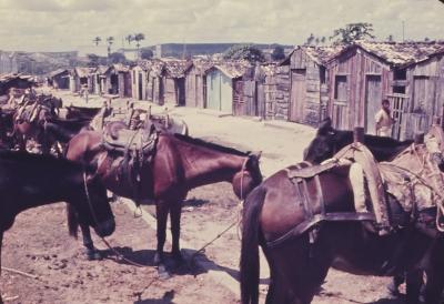 Vila de pescadores no litoral sul, próximo ao Quilombo de Sibaúma