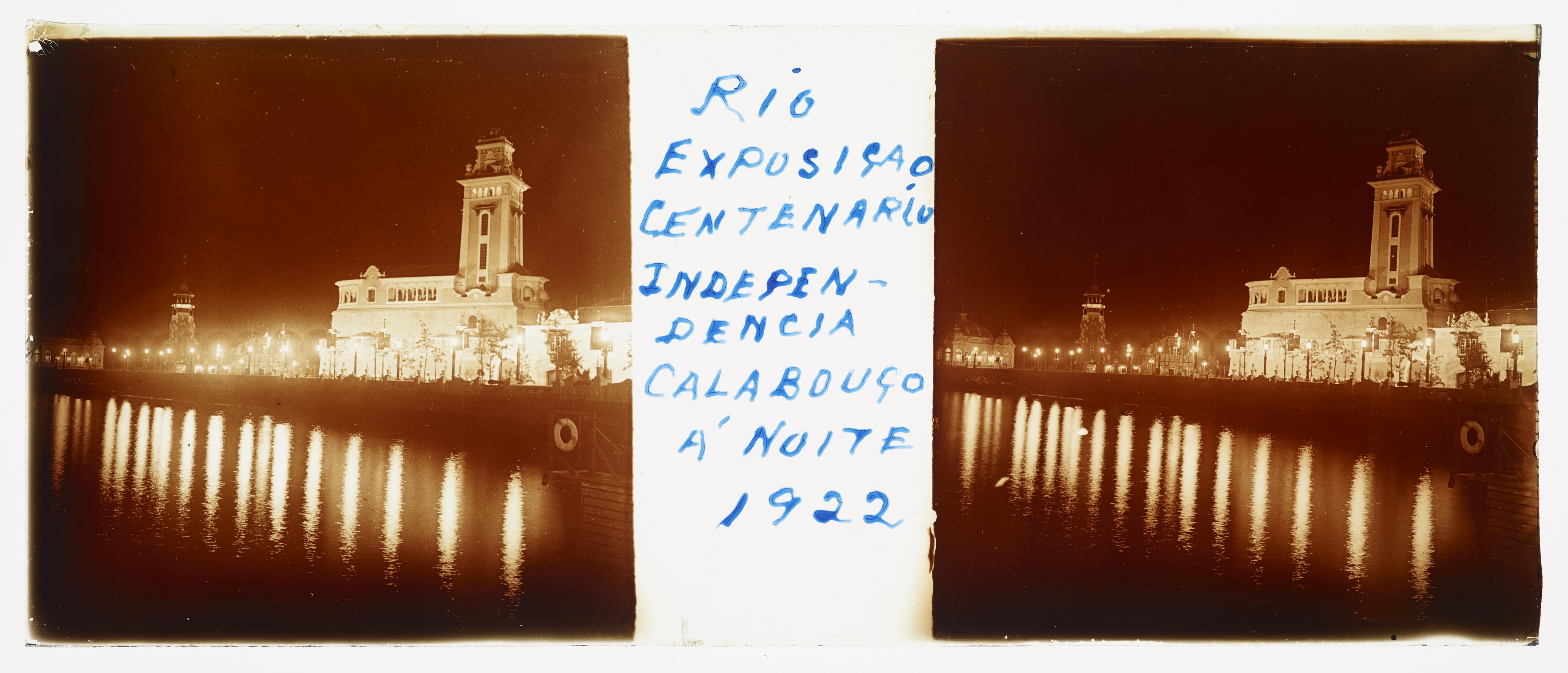 Exposição Internacional do Centenário da Independência de 1922 - Palácio do Calabouço