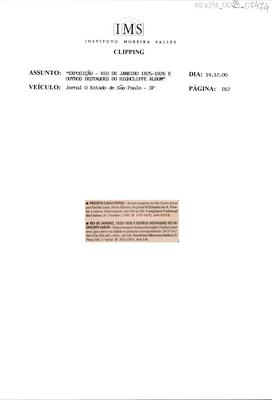 Rio de Janeiro 1825-1826 e outros destaques do Highcliffe Álbum.