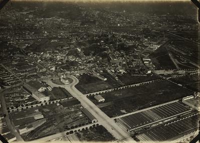 Vista aérea do bairro Santo Cristo