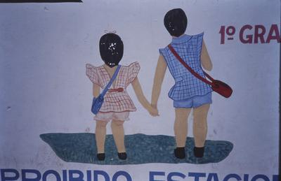 Flagrante de rua - placas, letreiros e cartazes