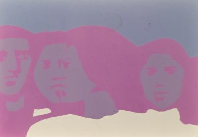 Reprodução de cartaz feito por artistas chilenos