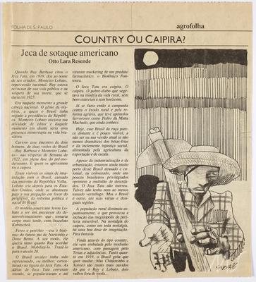 Jeca de sotaque americano