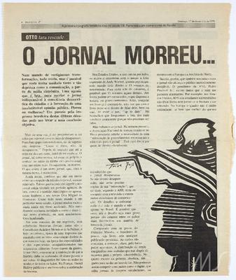 O jornal morreu... e está renascendo