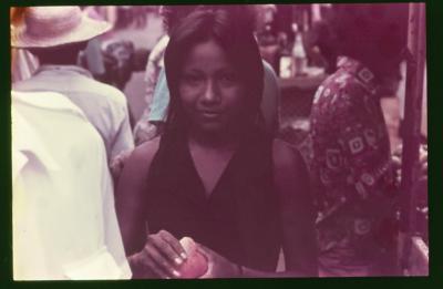 Teste de atriz com Edna de Cássia para o papel de Iracema no filme "Iracema: uma transa amazônica"