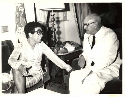 Elizeth Cardoso e Chagas Freitas