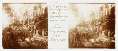 Corso carnavalesco na Avenida Rio Branco