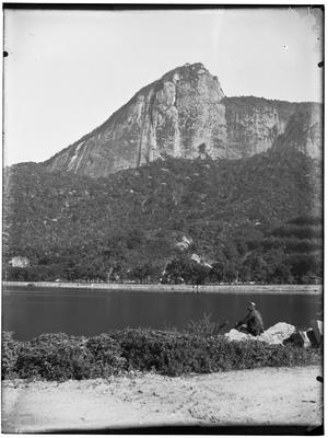 Corcovado, tomado da Lagoa Rodrigo de Freitas
