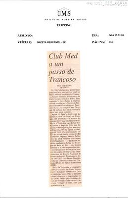 Club Med a um passo de Trancoso