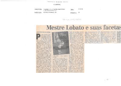 Mestre Lobato e suas facetas