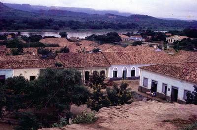 Vista da cidade e Morro de Santa Cruz