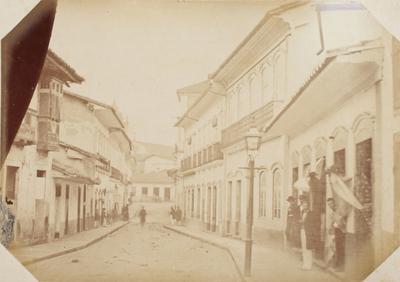 Rua da Imperatriz, antiga rua do Rosário, atual XV de Novembro