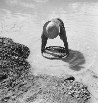Garimpo de diamantes na Boca do Tauiri