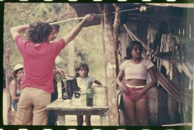 Filmagens de "Iracema: uma transa amazônica", com direção de Jorge Bodanzky e Orlando Senna