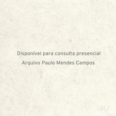 Minas tem suas coisas. Belas, como contos de ouro;Mensagem a um amigo chinês;Para as pessoas que medeiam...;Uma mulher me espera