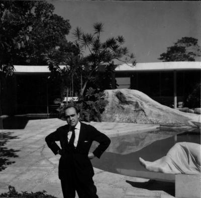 Oscar Niemeyer na Casa das Canoas