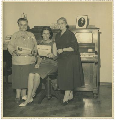 Maria Mercêdes, Maria Alice Saraiva e Eulina de Nazareth