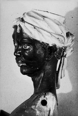 Rei mago Gaspar, figura do presépio em roca