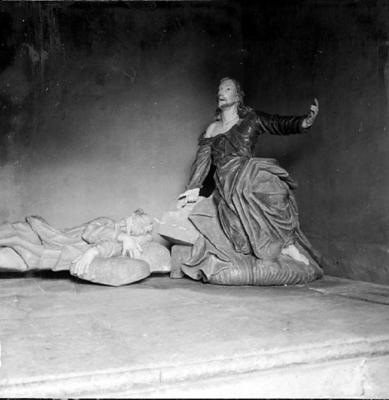 Via Crucis, Passos da Paixão, esculturas de Aleijadinho, Cristo e São João Evangelista no Passo do Horto