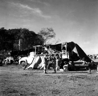 Acampamento de romeiros