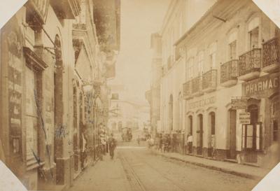 Rua da Imperatriz, antiga rua do Rosário, atual XV de Novembro