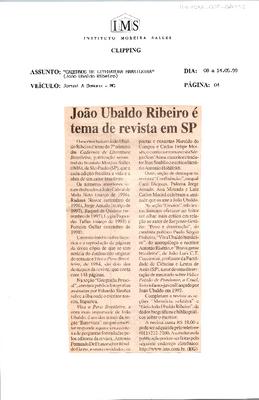 João Ubaldo Ribeiro é tema de revista em São Paulo