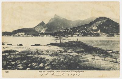 Rio de Janeiro visto da ilha de Villegagnon