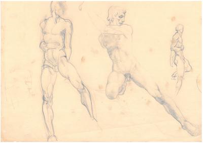 Estudos feitos à mão livre 