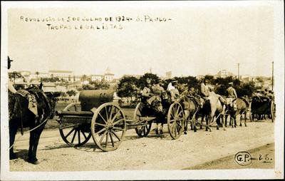 Efeitos da Revolução de 1924 - Tropas Legalistas