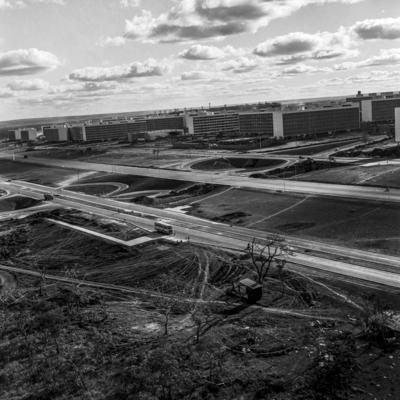 Vistas aéreas, eixo rodoviário