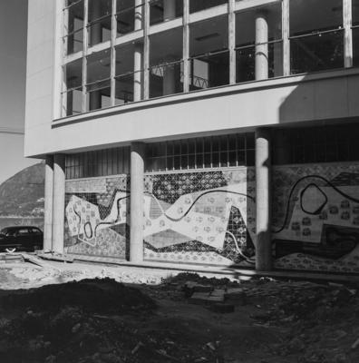 Painel de Burle Marx no Clube de Regatas Vasco da Gama, projeto de Américo Rodrigues Campelo